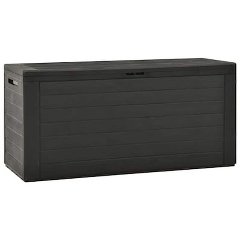 VIDAXL Μπαούλο Αποθήκευσης Κήπου VidaXL 116x44x55 cm - Ανθρακί