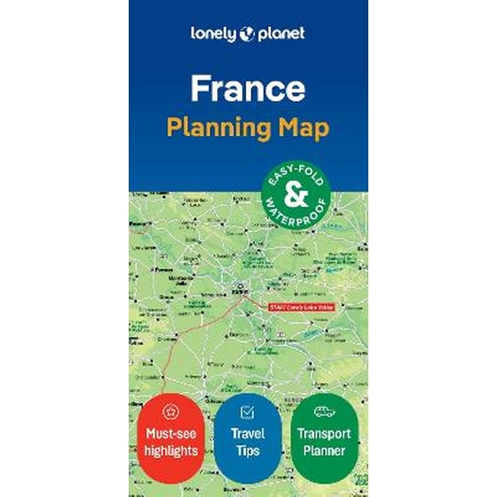 Lonely Planet France Planning Map image 0