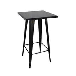Τραπεζάκι Σαλονιού Woodwell από Μέταλλο 60x60x101cm - Μαύρο