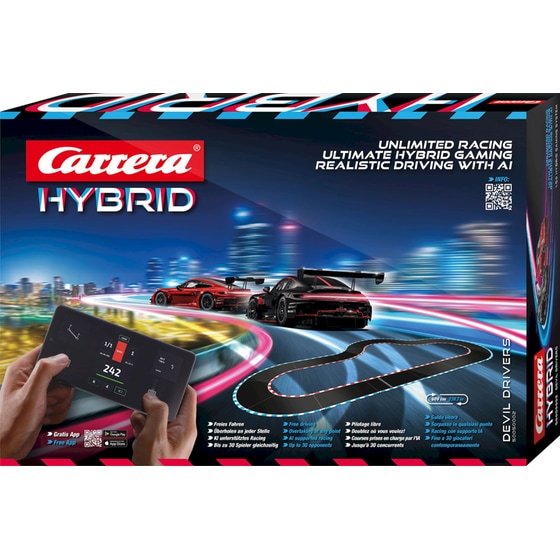 Carrera Hybrid Set: Devil Drivers 1:50 Porsche 911 GT3 R Τηλεκατευθυνόμενα Αυτοκίνητα σε Πίστα (50050002) image 1