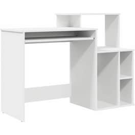Γραφείο VidaXL από Επεξεργασμένο Ξύλο 120,5x44x88,5 cm - Λευκό