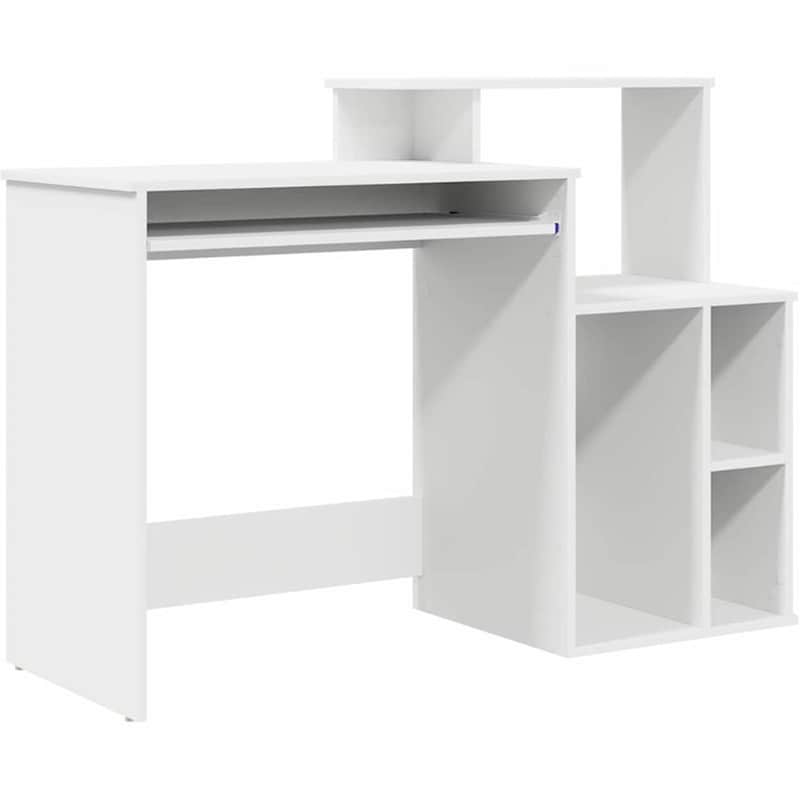 Γραφείο VidaXL από Επεξεργασμένο Ξύλο 120,5x44x88,5 cm - Λευκό
