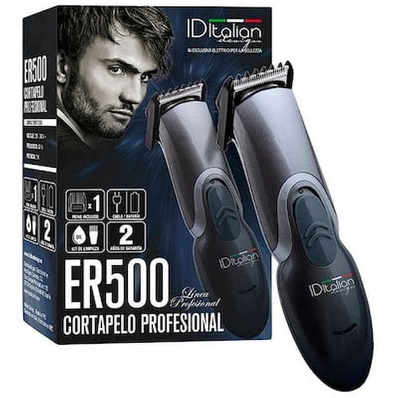 ID ITALIAN Κουρευτικές Μηχανές ID ITALIAN ER 500 Μαύρο