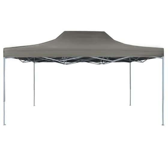 Κιόσκι Vidaxl Ατσάλι Πτυσσόμενο 3x4m - Ανθρακί image 2