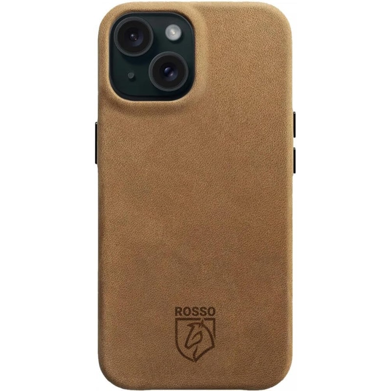ROSSO Θήκη Apple iPhone 15 - Rosso Elite Back Cover Magsafe - Light Brown