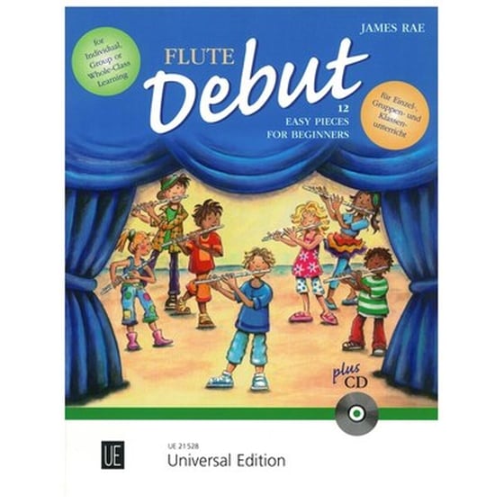 Βιβλίο Για Φλάουτο Universal Edition James Rae - Flute Debut With Cd image 1
