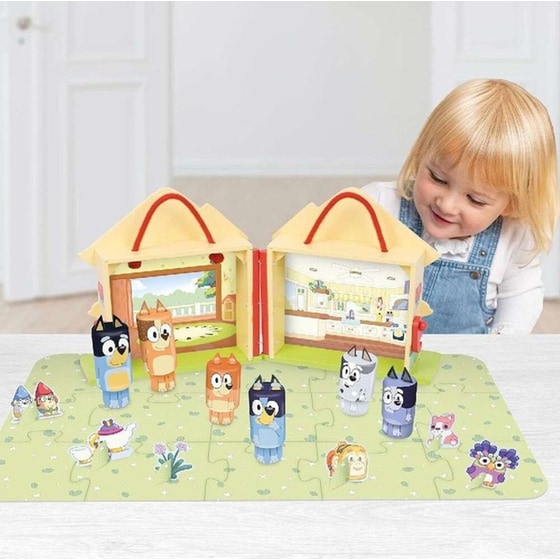 Σετ Παιχνιδιού Bluey Ξύλινο Σπίτι με 6 Φιγούρες image 3