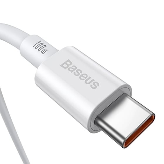 Καλώδιο δεδομένων Baseus Superior Series Cable Usb-C to Usb-C 100W 2m - White image 1