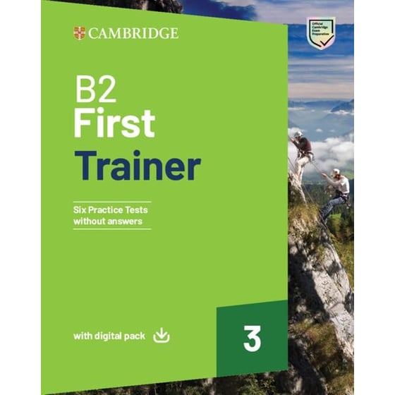 B2 First Trainer 3 Trainer without Answers with Digital Pack image 0