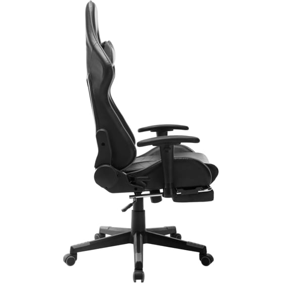 Gaming Καρέκλα VidaXL από Τεχνητό Δέρμα - Μαύρη/Γκρι image 2