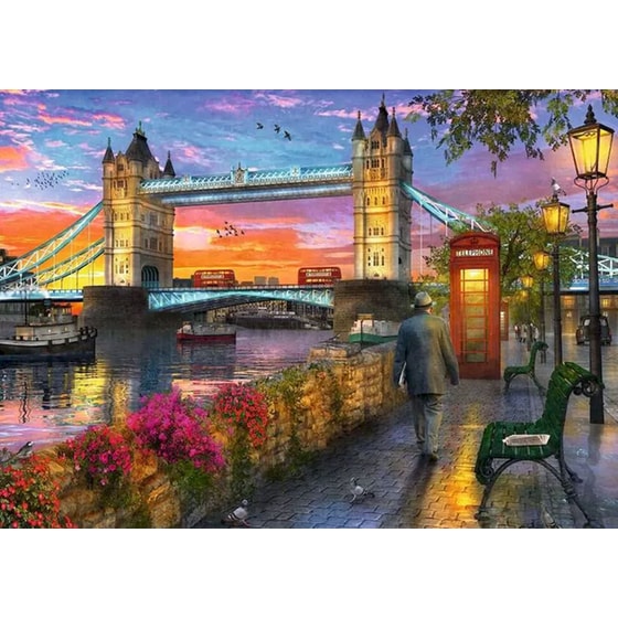 Παζλ Ravensburger Γέφυρα του Πύργου (1000 Κομμάτια) image 2