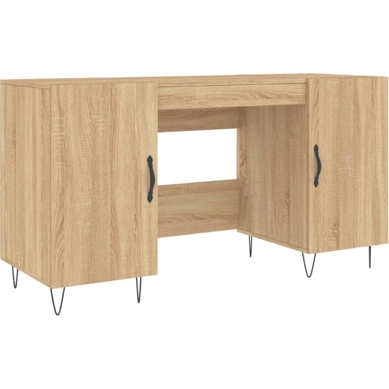 Γραφείο VidaXL από Επεξεργασμένο Ξύλο 140x50x75 cm - Sonoma Δρυς