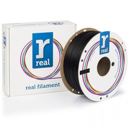 REAL FILAMENTS νήμα 3D εκτυπωτή PLA Recycled - 1kg 1.75mm - Μαύρο