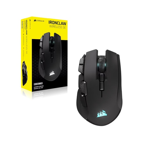 Corsair Ironclaw Ασύρματο Εργονομικό Gaming Ποντίκι - Μαύρο image 2