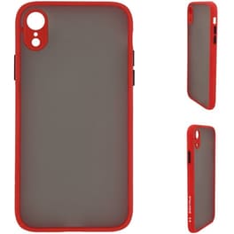 Θήκη Apple iPhone XR - Sonique Color Button Bumper - Κόκκινο