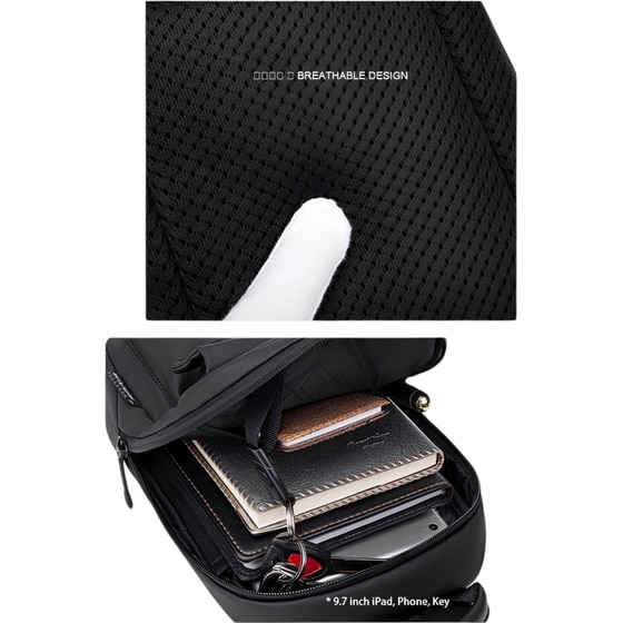 Τσαντάκι Ώμου Crossbody Arctic Hunter XΒ00526 με Θήκη Tablet 3lt - Μαύρο image 2