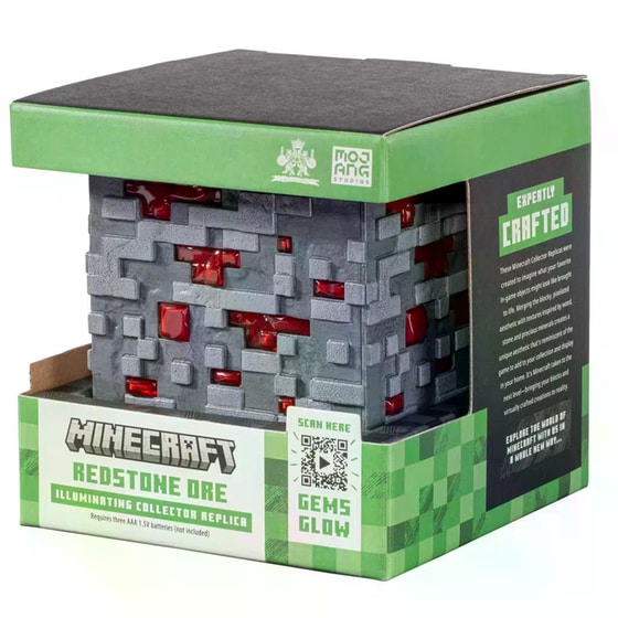 The Noble Collection Minecraft Redstone Ore Illuminating Collector Replica image 2