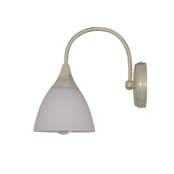 Απλίκα Τοίχου Homelighting Kup 77-3245 Μεταλλική 25x15x25 cm - Μπεζ/Λευκή image 0