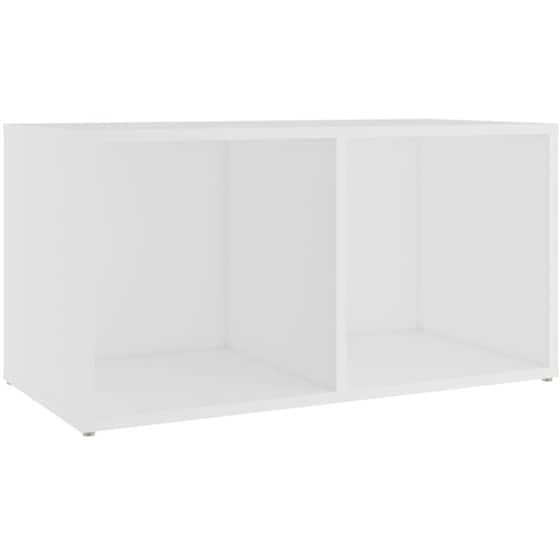 Έπιπλα Τηλεόρασης Vidaxl από Μοριοσανίδα 2τμχ 72x35x36.5cm - Λευκό image 3