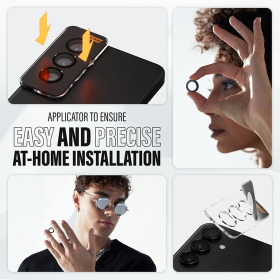 Προστατευτικό κάμερων Samsung Galaxy S24 - PanzerGlass Hoops Black Anti-Scratch image 10