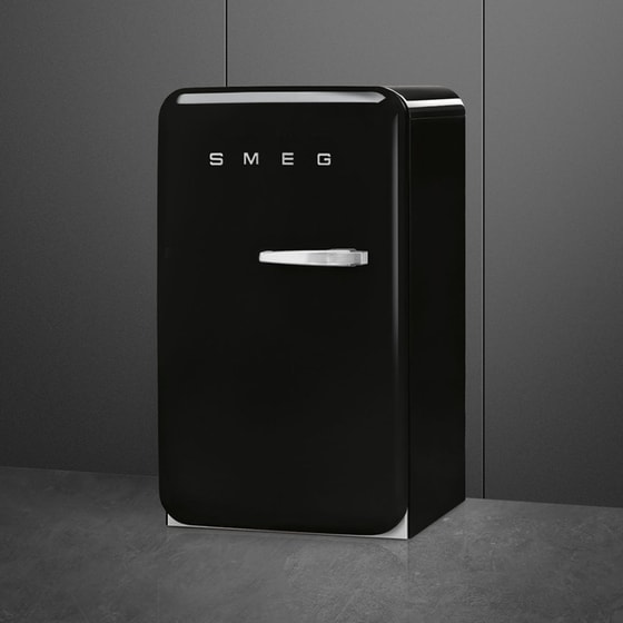 SMEG FAB10LBL6 122 Lt Μαύρο Ψυγείο Μονόπορτο image 1