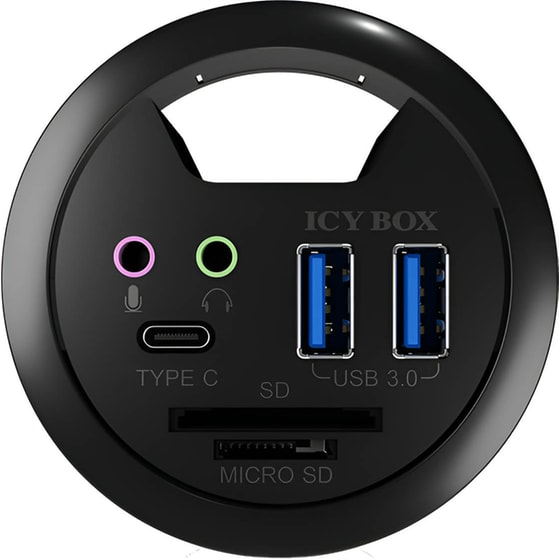 Icy Box IB-HUB1404A USB Hub 7-Port USB 3.0 συμβατό με USB-A image 2