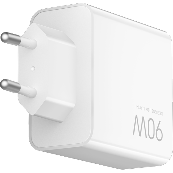 Φορτιστής Πρίζας Xiaomi 90W HyperCharge Power Adapter 2x USB-C, 1x USB-A - White image 1