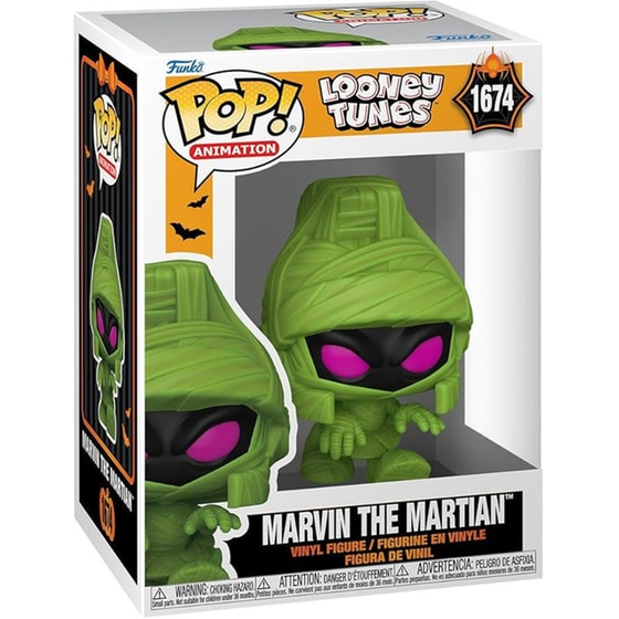 Funko Pop! Animation - Looney Tunes - Marvin The Martian #1674 image 1