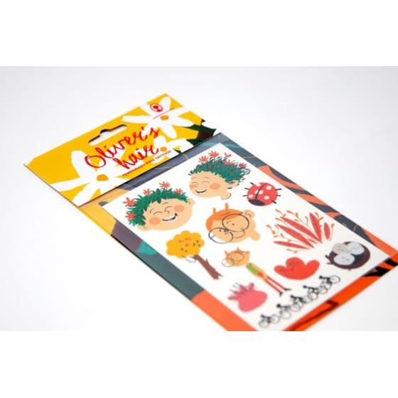 Oliver's Hair Temporary Tattoos for kids image 1