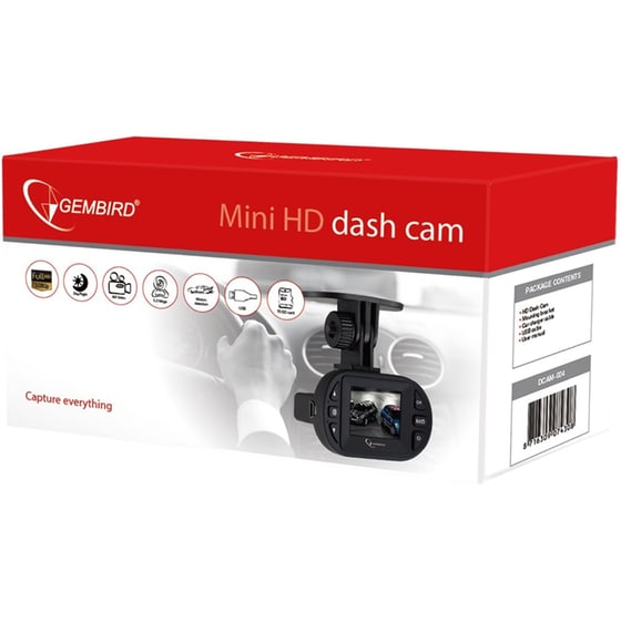 Action Camera Gembird Mini HD Night Vision Dash Cam Μαύρο DCAM004 image 3