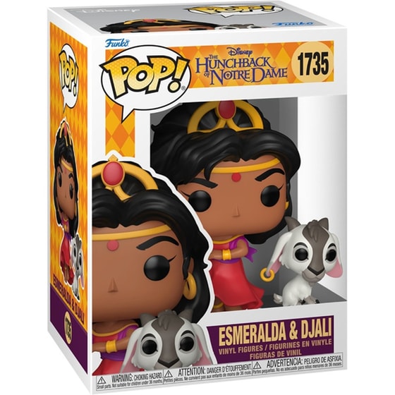 Funko Pop! Disney: The Hunchback of Notre Dame - Esmeralda & Djali #1735 Vinyl Figures image 1