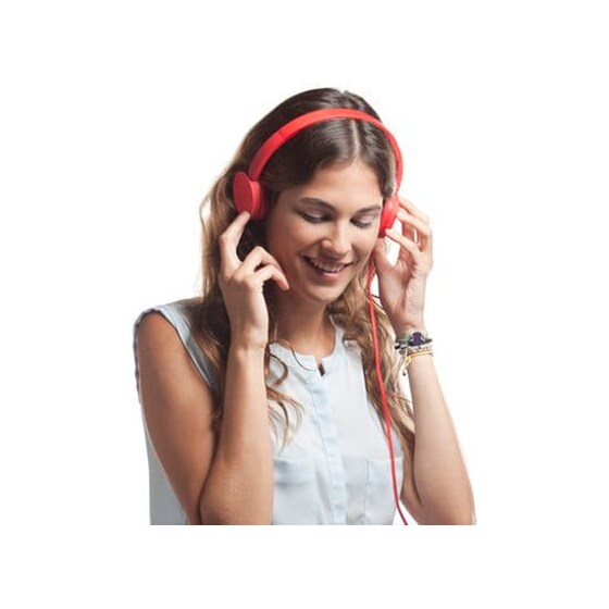 Ακουστικά Κεφαλής Energy Headphone Colors Cherry 394357 Κόκκινα image 1