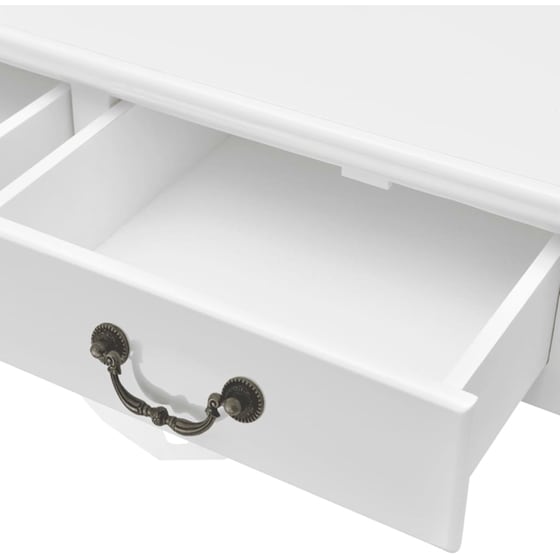 Τραπέζακι Σαλονιού VidaXL από MDF 80x80x50cm - Λευκό image 5