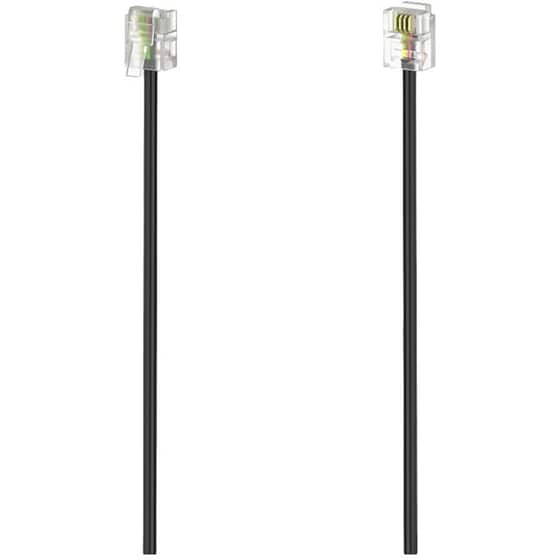 Καλώδιο HAMA 10 m RJ11 6p4c RJ11 6p4c Μαύρο image 0