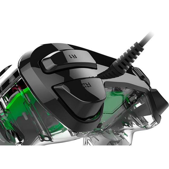 Nacon Wired Compact LED Controller - Χειριστήριο PS4/PC Διάφανο/Πράσινο image 4