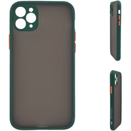 Θήκη Apple iPhone 11 Pro Max - Sonique Color Button Bumper - Πράσινο