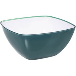 Σαλατιέρα Spitishop F-v Square Πλαστική 19x19x9 cm - Πετρόλ/Λευκό