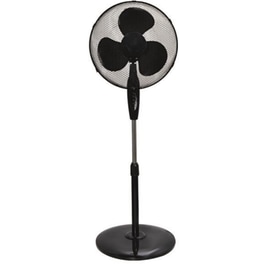 Eurolamp 147-29088 Ανεμιστήρας Ορθοστάτης 60W 43cm Μαύρο
