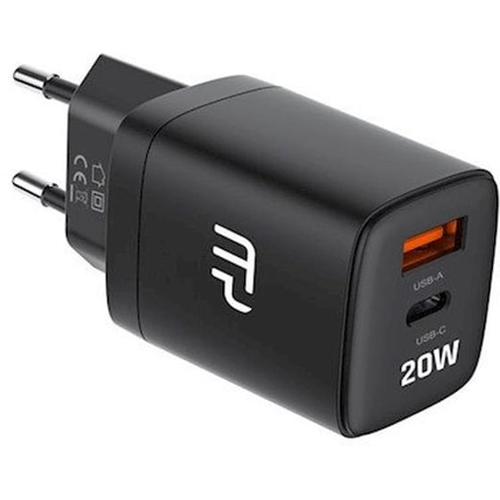 Φορτιστής Πρίζας MyPhone USB-C/USB-A 20W  - Μαύρο image 2