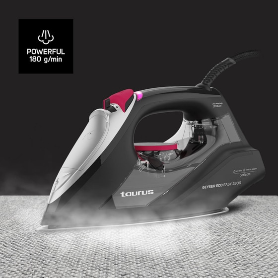 TAURUS GEYSER ECO 2800 W Μαύρο Σίδερο Ατμού image 1