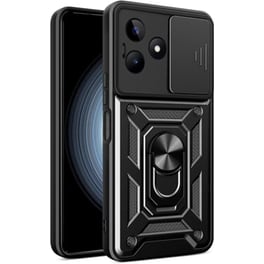 Θήκη Realme C51 - Bodycell Armor SlideRing Holder  - Black