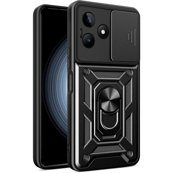 Θήκη Realme C51 - Bodycell Armor SlideRing Holder  - Black image 0