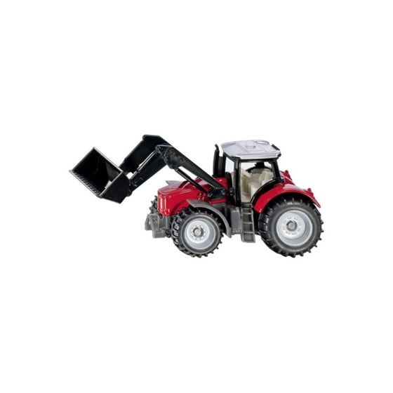 Siku Τρακτερ Massey Ferguson Με Φορτωτη image 0