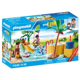 PLAYMOBIL® My Life Παιδική πισίνα με υδρομασάζ (71529)