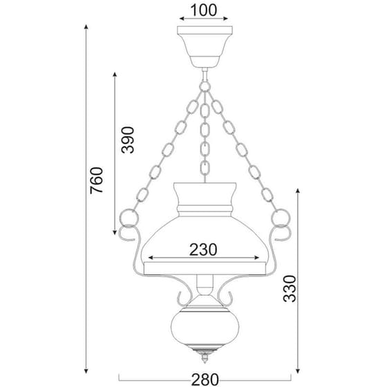 Φωτιστικό Οροφής Μονόφωτο Aca Chalet Dla0411 Μεταλλικό - Μαύρο image 1