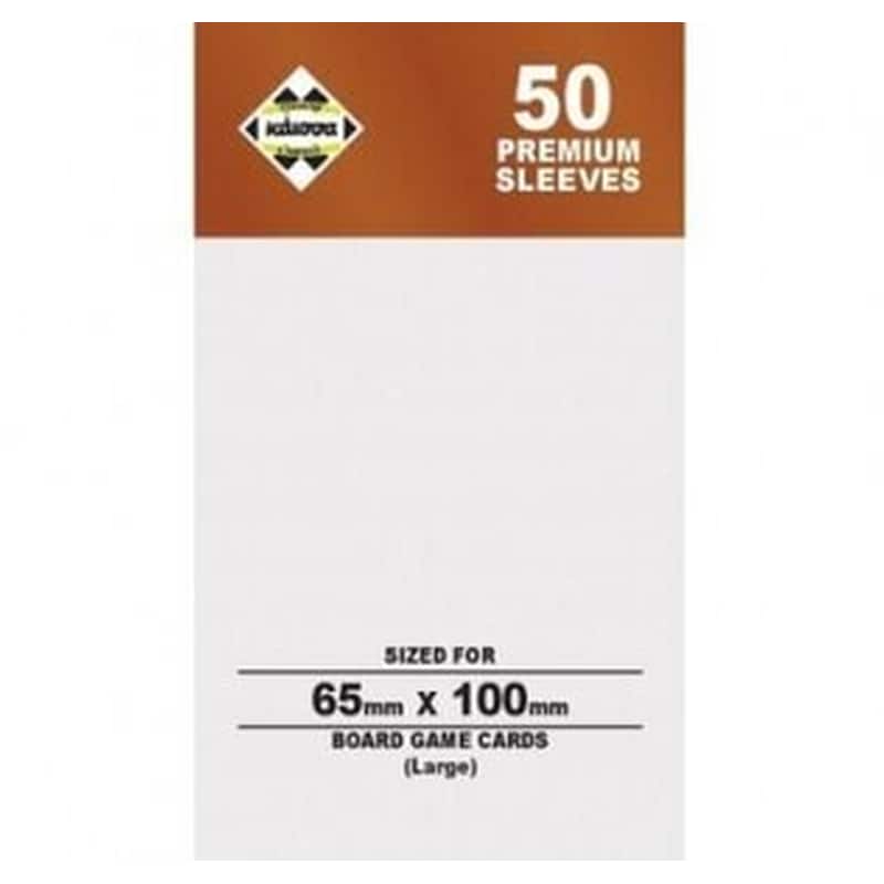 Premium Sleeves 65×100 (Large) (50 Sleeves)