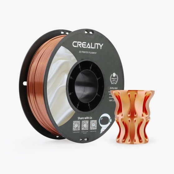 Creality CR-PLA 1.75mm Silk Red Copper 3D Printer Filament image 0