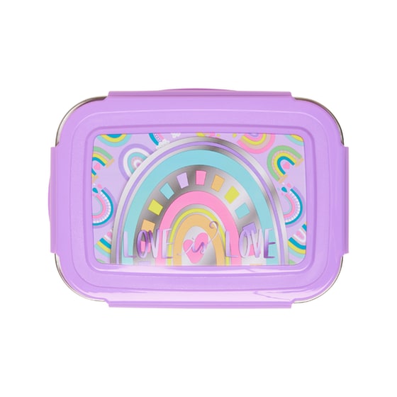 Φαγητοδοχείο Coolbee Ανοξείδωτο Rainbow 850 ml image 2