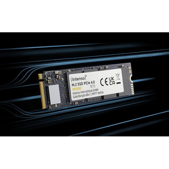Εσωτερικός Σκληρός Δίσκος SSD Intenso MI500 3836460 1TB M.2 PCIe Gen3x4 NVMe 1.3 image 1