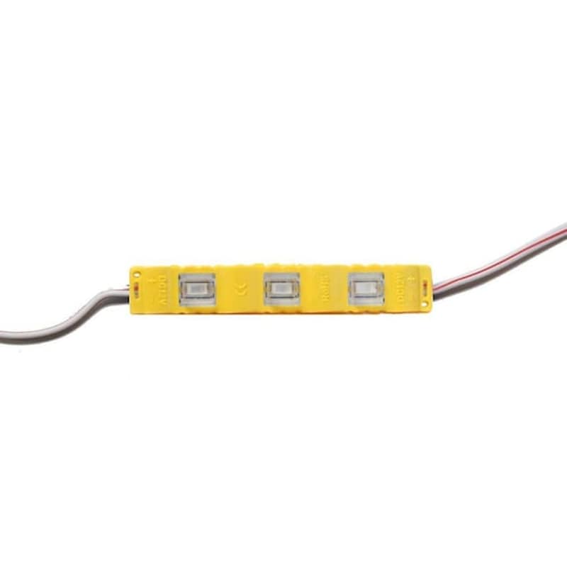 E-DAMIANAKIS Led Module 3smd Chips 0.75 Watt Κίτρινο Για Επιγραφές Uuyelm12 Oem